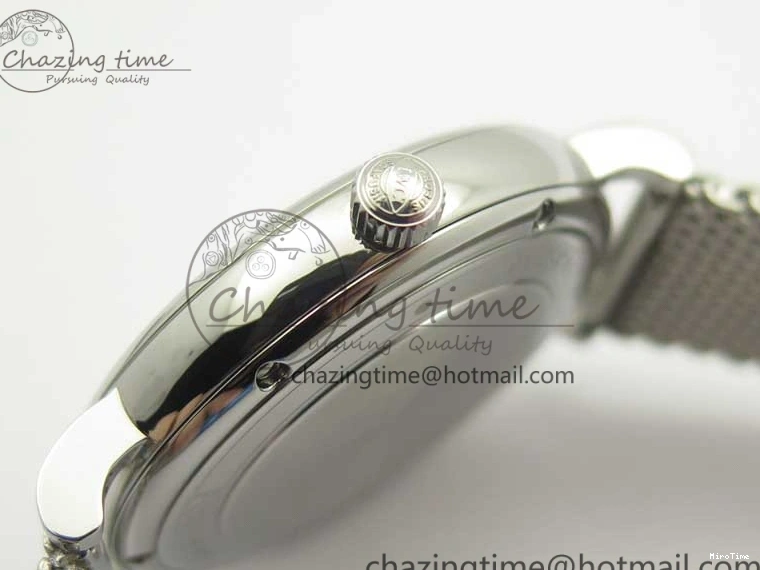 MIROTIME 0104 FastDry Portofino IW356501 SS V3 MK 1:1 Best Edition Black Dial On SS Mesh Bracelet MIYOTA 7195